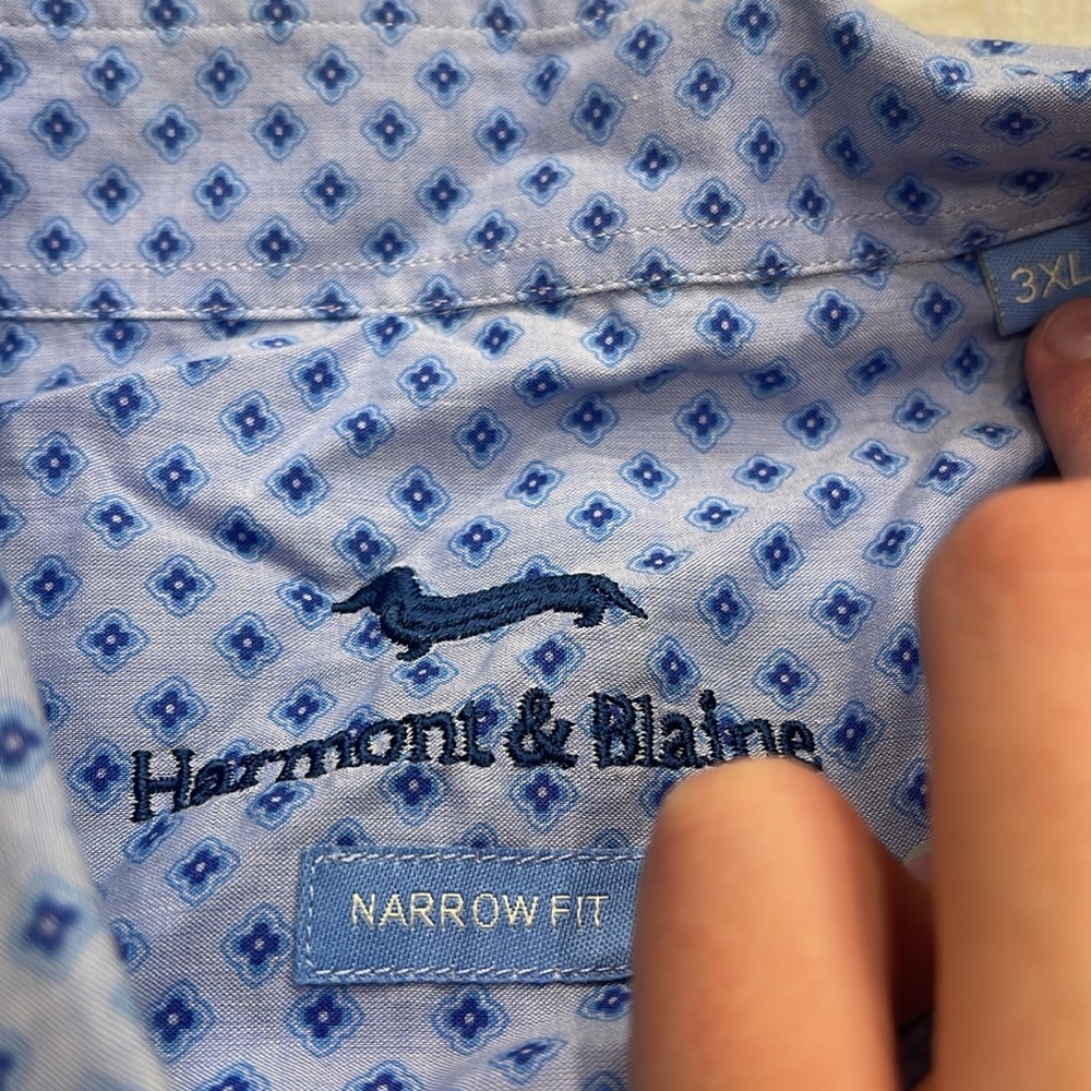 Men’s Harmont and Blaine Dress Shirt - Size 3XL - Picture 3 of 4